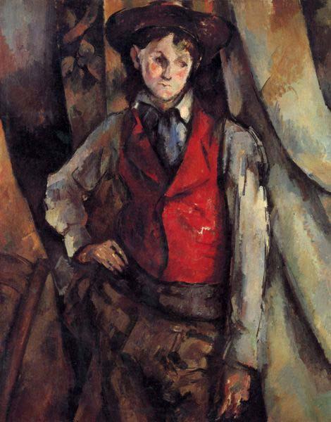 Paul Cezanne Boy in a Red Vest oil painting image